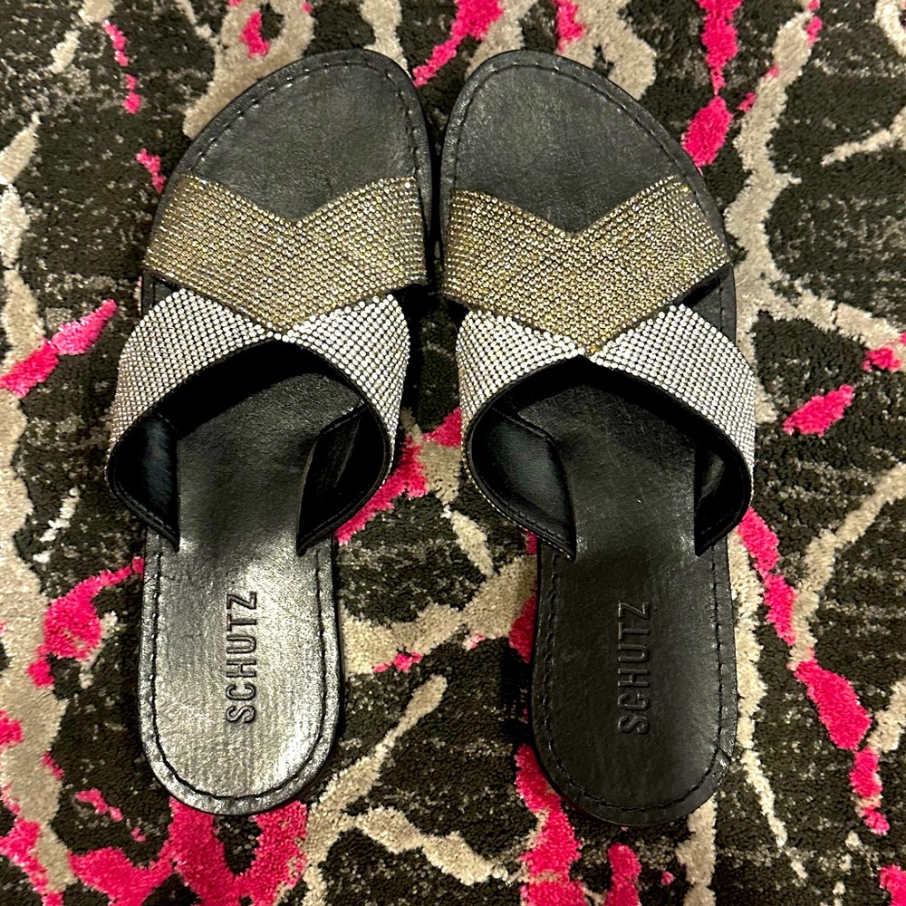 Women’s Schutz black sandals